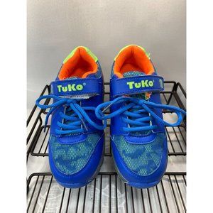 Kids Tuko Arkom Shoe Skate Blue /Orange Size 2